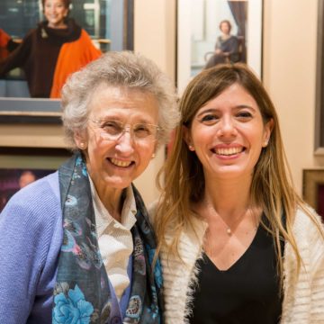 Daniela Giordano con Margarita Morais Valles, Presidentessa della Fundacion Eutherpe